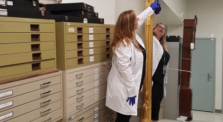 Gilded mirror captures NCC conservator’s heart